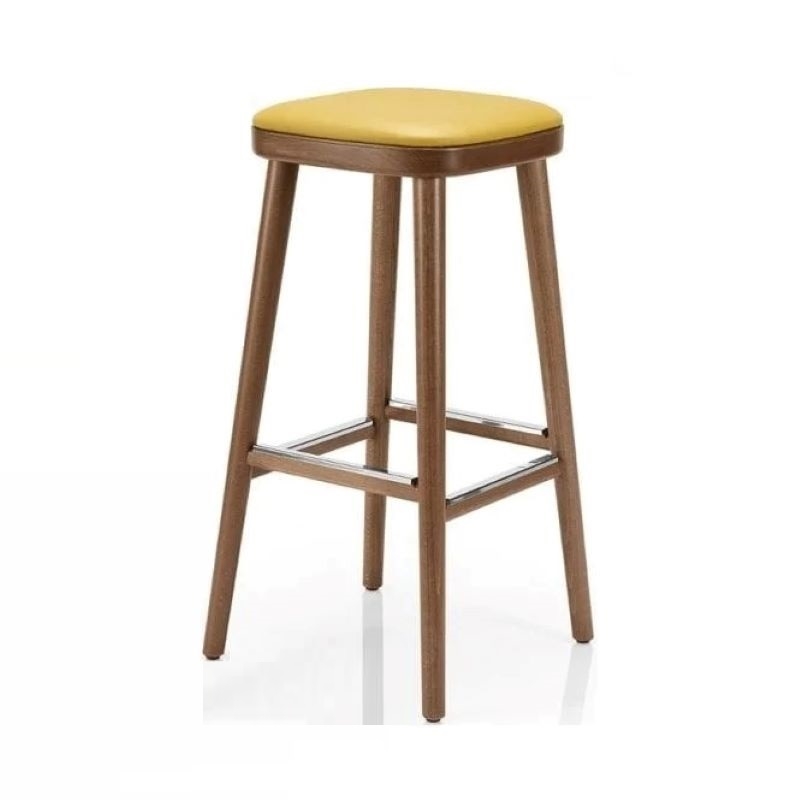 Bamba Bar Stool, Without Back, Upholstered Seat Andy Thornton