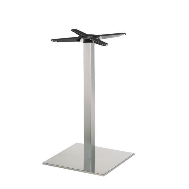 Inox 4402/AC Square Table Base, Stainless Steel