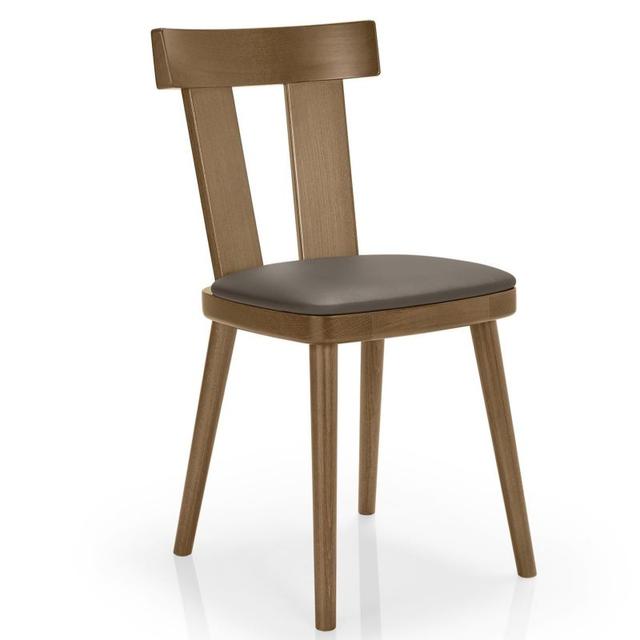 Bamba Side Chair, Upholstered Seat