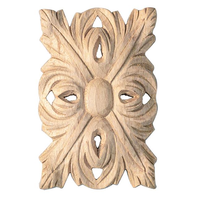 Small rectangular Acanthus applique