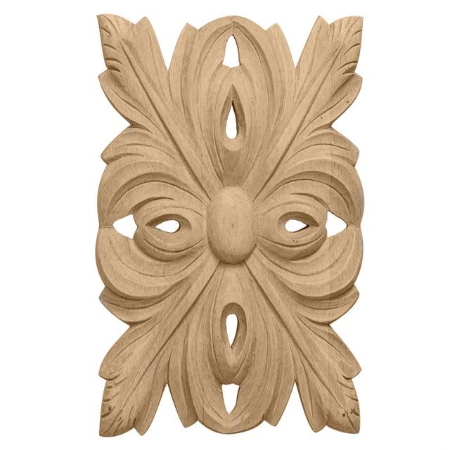 Large rectangular Acanthus applique