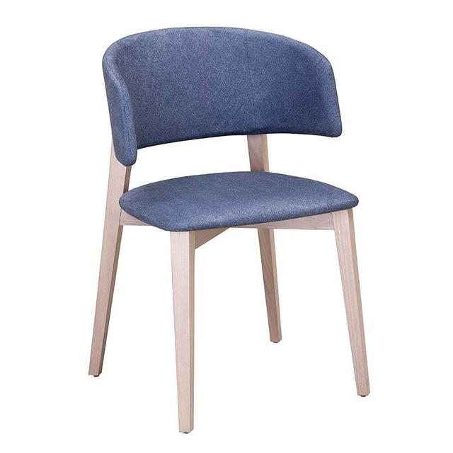 Wrap Armchair, Wooden Legs, Fully Upholstered