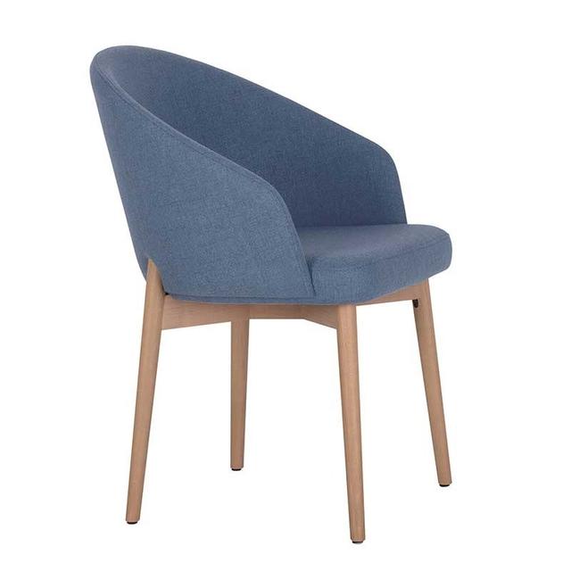 Lucy Armchair With Wooden Frame