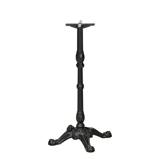 Bistrot 4103 Poseur Table Base, Black Cast Iron
