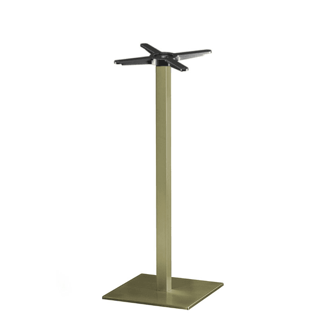 Inox 4406 H1080 Square Poseur Table Base