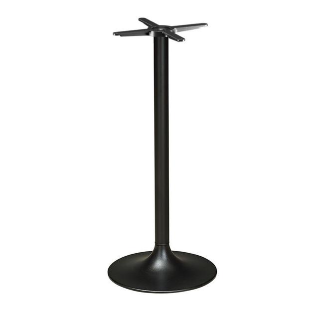 Dream 4844 H1080 Poseur Table Base, Black Cast Iron