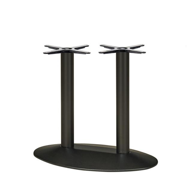 Ovale 4500 Table Base, Black Cast Iron