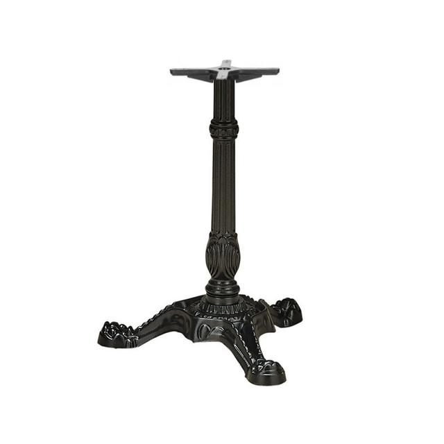 Bistrot 4101 Large Three Legs Table Base, Black Cast Iron