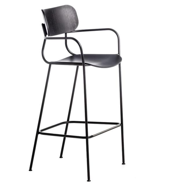 Kiyumi Bar Stool, Metal Legs
