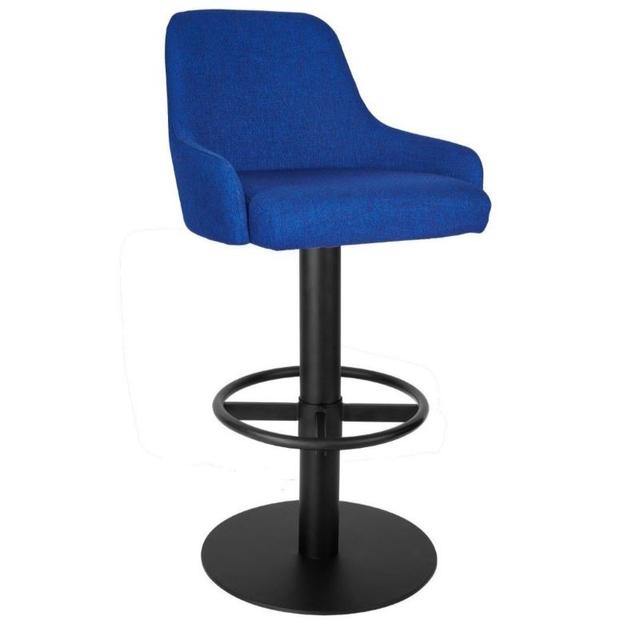 Camden Bar Stool, Keele Swivel Base Black
