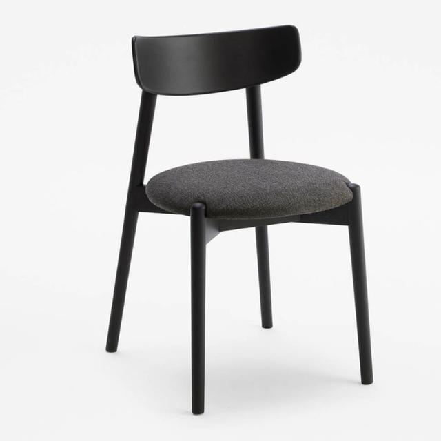 Fly Stackable Side Chair, Upholstered Seat