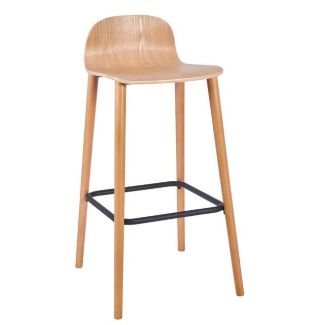 Copenhagen Bar Stool, Natural  Ash Finishes