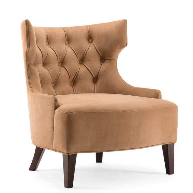 Devon Lounge Chair, Deep Buttons