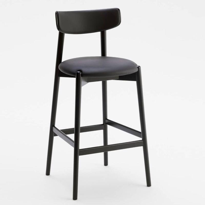 Fly Bar Stool Upholstered Seat and Back