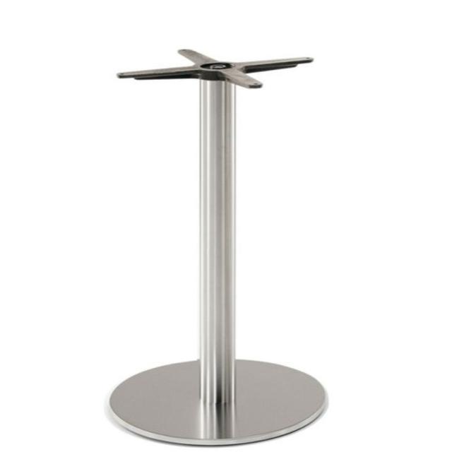 Inox 4411/AC Round Table Base, Stainless Steel 