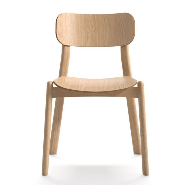 Kiyumi Wood Stackable Side Chair