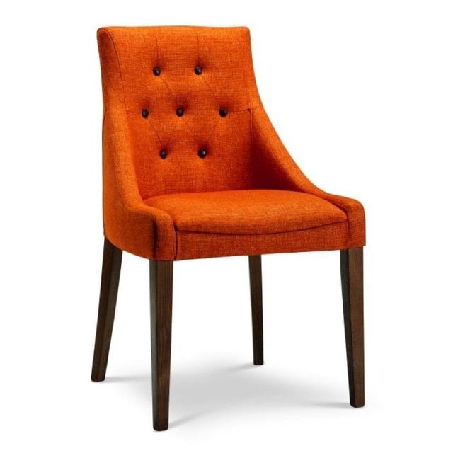 Nina Side Chair, Buttoned Back
