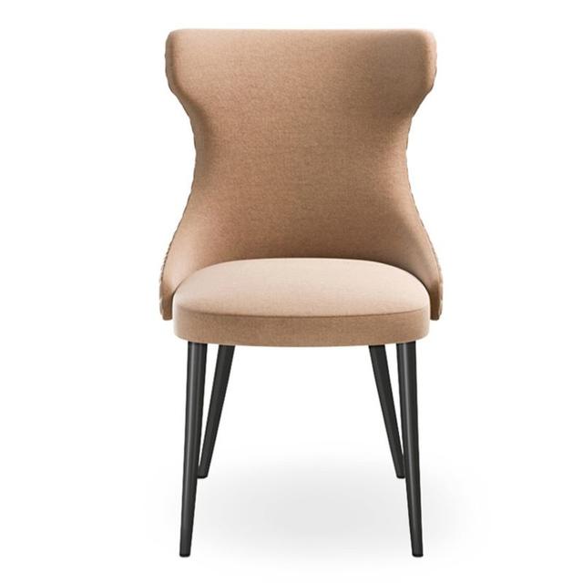 Queen Side Chair, Metal Legs