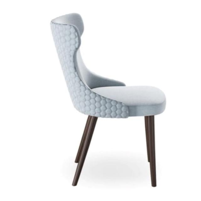 Queen Side Chair, Wooden Legs