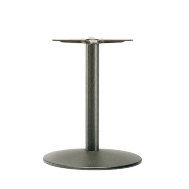 Tonda 4150 Table Base, Black Cast Iron