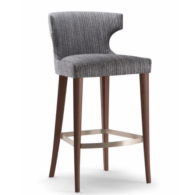 Xie Bar Stool, Fully Upholstered 