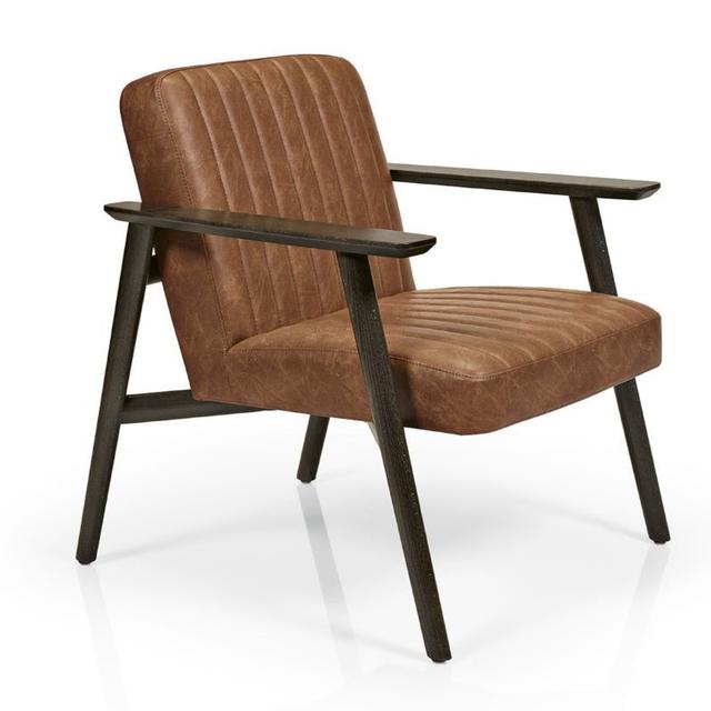 Zoe Lounge Chair, Fluted Back