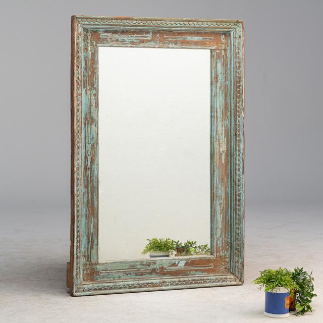 Decorative Teak Mirror