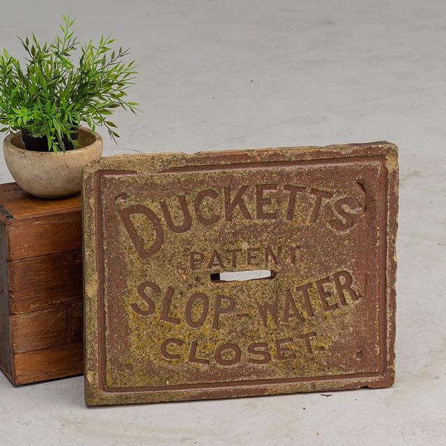 Stone Ducketts Water Closet Plaque