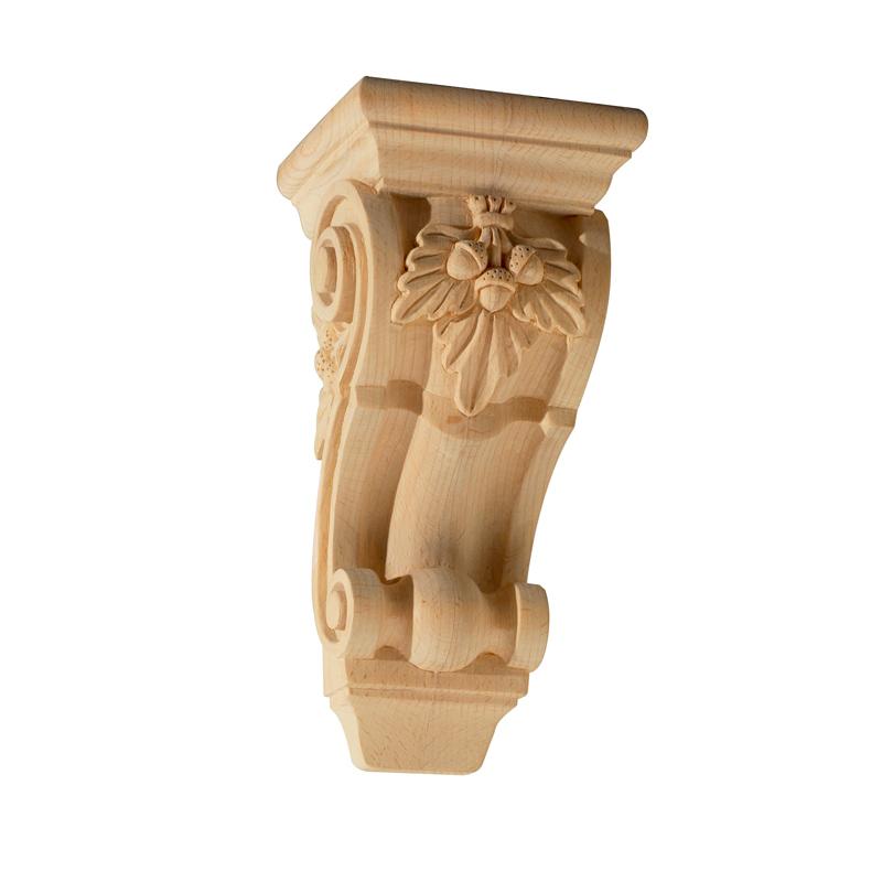 Acorn and leaf corbel