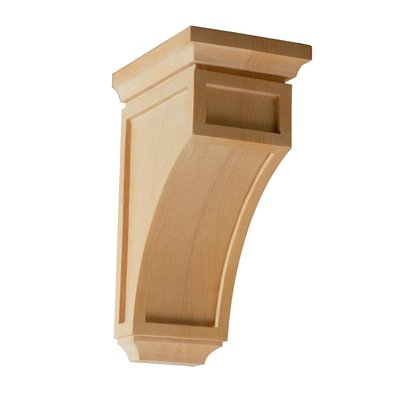 Recessed plain corbel