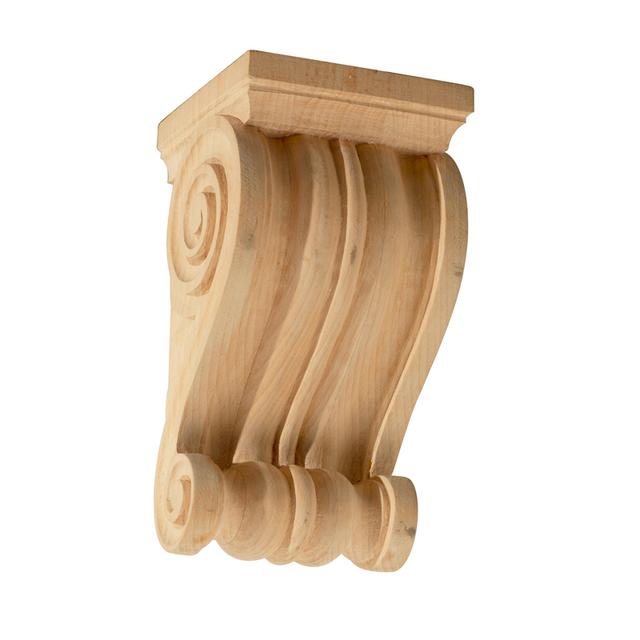 Scroll corbel