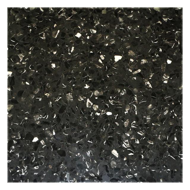 Terrazzo Black Composite Stone Table Top
