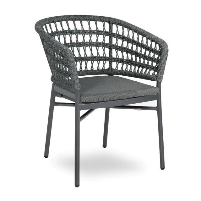Bled Stackable Armchair, Anthracite