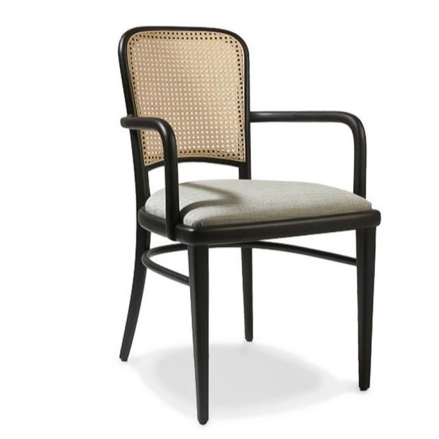 Elektra Armchair, Cane Back