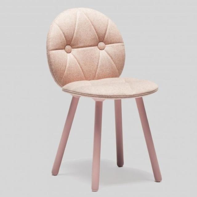 Harlequin Side Chair, Wooden Legs 