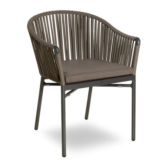 Karin Stackable Armchair, Anthracite