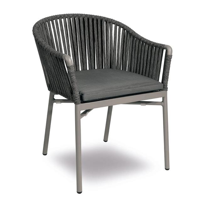 Karin Stackable Armchair, Grey
