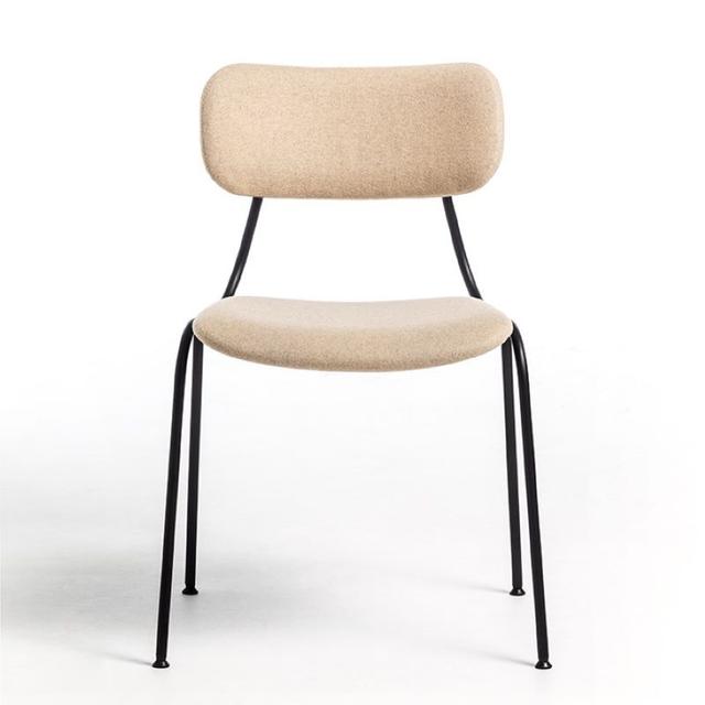 Kiyumi Stackable Side Chair, Fully Upholstered  