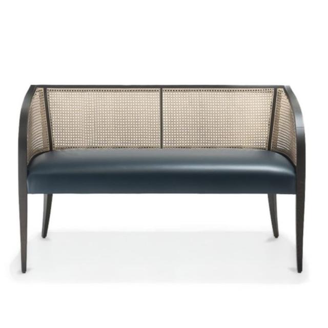 Serena Two Seat Sofa With Cane Back