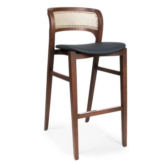 Nemesis Bar Stool, Cane Back