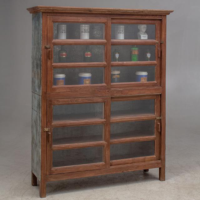 Teak Shop Display Cabinet