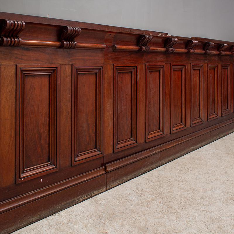 Mahogany Bank Counter Frontage | Andy Thornton