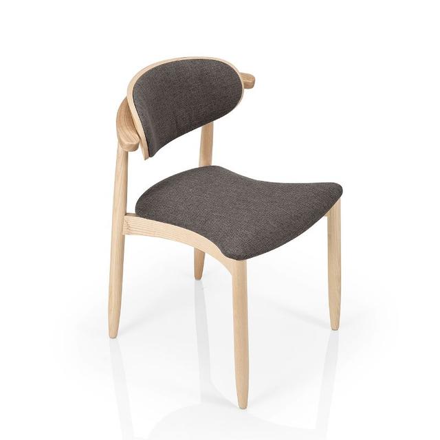 Joanne Stackable Side Chair, Upholstered Seat and Inner Back