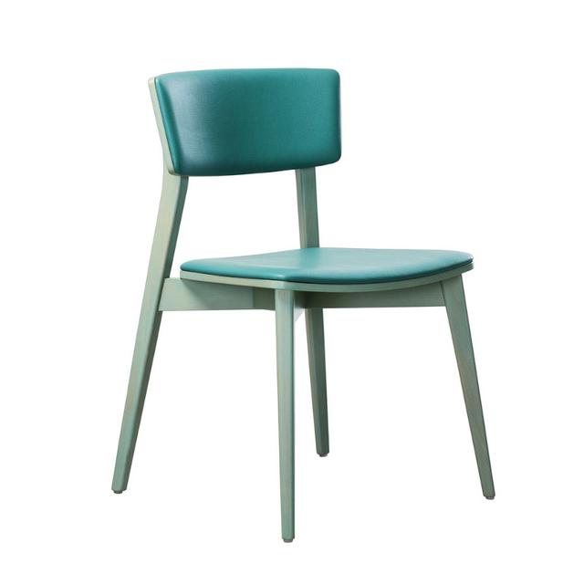 Hellen Stackable Side Chair, Upholstered Seat And Back