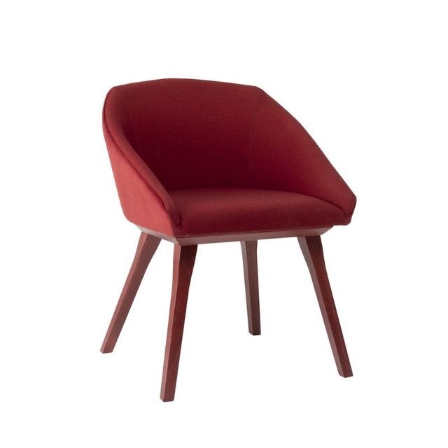 Tati Side Chair, Wooden Legs