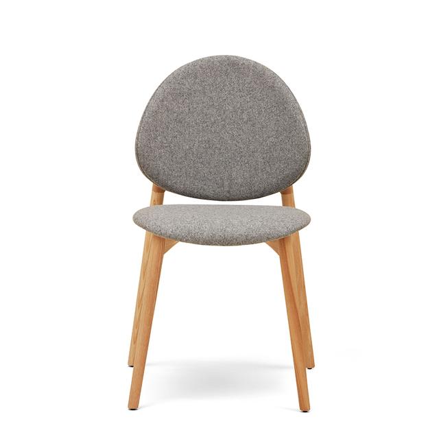 Fleuron Side Chair, Fully Upholstered