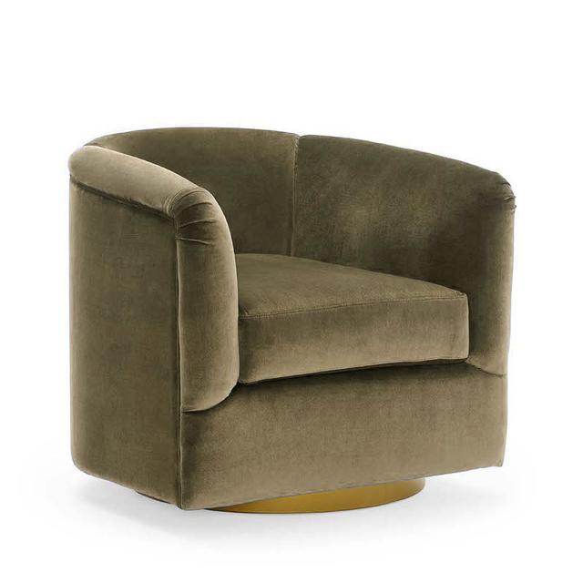 Firenze Lounge Chair, Fixed Circular Base