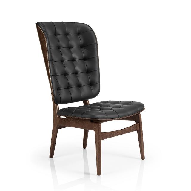 Chloe High Back Lounge Chair, Buttoned Upholstery