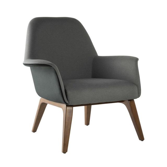 Viva Lounge Chair, Wooden Legs