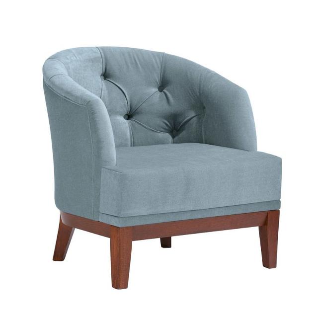 Isotta Lounge Chair, Deep Buttoned Back